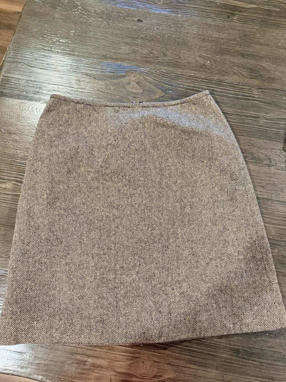 Eddie Bauer wool a line skirt